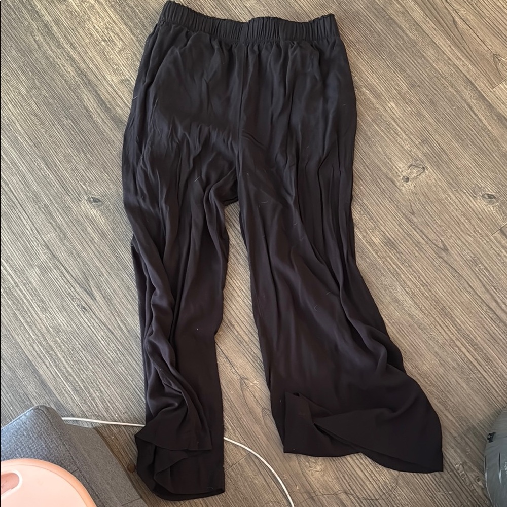 H&M Black Wide Leg Pants